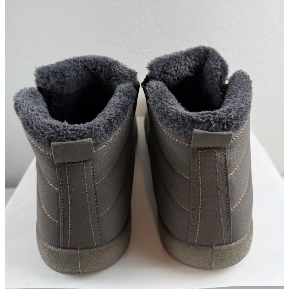 Eagsouni Waterproof Quilted Puffer Faux Fur Lined Mens Ankle Boot Sz 43 EU/10 US